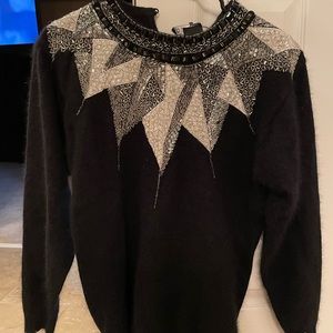 Vintage beaded sweater